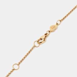 Chopard Happy Hearts Mother of Pearl 18k Rose Necklace