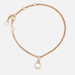 Chopard Happy Diamonds 18k Rose Gold Ankle Bracelet