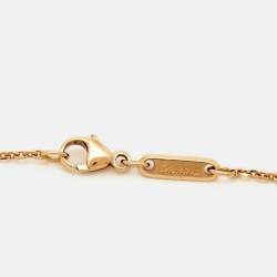 Chopard Happy Diamonds 18k Rose Gold Pendant Necklace