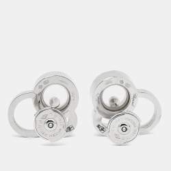 Chopard  Happy Bubble Diamonds 18k White Gold Earrings