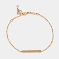 Chopard 18k Yellow Gold Ice Cube Bracelet