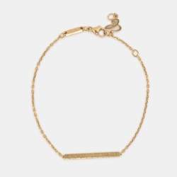 Chopard 18k Yellow Gold Ice Cube Bracelet