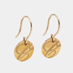 Pre Owned Chopard Chopardissimo 18k Yellow Gold Earrings