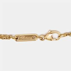 Chopard Happy Spirit Diamonds 18k Two Tone Gold Necklace