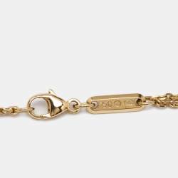 Chopard Happy Spirit Diamonds 18k Two Tone Gold Necklace