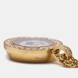Chopard Happy Spirit Diamonds 18k Two Tone Gold Necklace