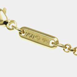 Chopard 18K Yellow Gold and Diamond Happy Diamonds Pendant Necklace