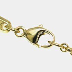 Chopard 18K Yellow Gold and Diamond Happy Diamonds Pendant Necklace