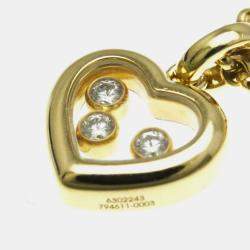 Chopard 18K Yellow Gold and Diamond Happy Diamonds Pendant Necklace
