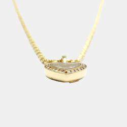 Chopard 18K Yellow Gold Diamond Happy Hearts Icon Pendant Necklace