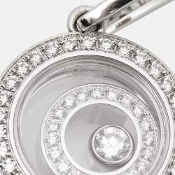 Chopard Happy Spirit Diamonds 18k White Gold Earrings