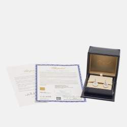 Chopard Happy Spirit Diamonds 18k White Gold Earrings
