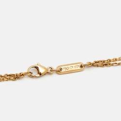 Chopard Happy Spirit Diamonds 18k Two Tone Gold Necklace