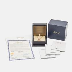 Chopard Happy Spirit Diamonds 18k Two Tone Gold Necklace