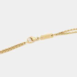 Pre Owned Chopard Happy Spirit Diamonds 18k Two Tone Gold Necklace