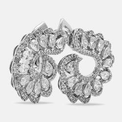 Chopard Precious Lace Vague Diamonds 18k White Gold Earrings