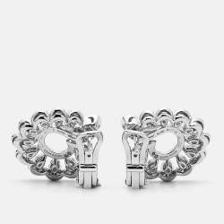 Chopard Precious Lace Vague Diamonds 18k White Gold Earrings