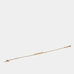 Pre Owned Chopard Ice Cube 18k Yellow Gold Bracelet