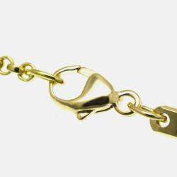 Pre Owned Chopard Happy Diamonds 18K Yellow Gold and Diamond Pendant Necklace