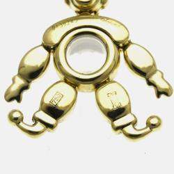 Pre Owned Chopard Happy Diamonds 18K Yellow Gold and Diamond Pendant Necklace