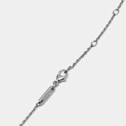 Pre Owned Chopard Happy Diamonds Icon Diamond 18k White Gold Necklace