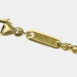 Pre Owned Chopard Happy Diamonds 18K Yellow Gold Diamond Necklace 
