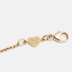 Pre Owned Chopard Happy Hearts Carnelian 18k Rose Gold Bracelet