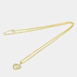 مملوكة مسبقًا Chopard Happy Diamond  18K Yellow Gold  Pendant Necklace