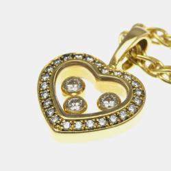 مملوكة مسبقًا Chopard Happy Diamond  18K Yellow Gold  Pendant Necklace