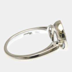 مملوكة مسبقًا خاتم شوبارد هابي دايموند ألماس وذهب أبيض عيار 18 مقاس 52