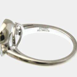 مملوكة مسبقًا خاتم شوبارد هابي دايموند ألماس وذهب أبيض عيار 18 مقاس 52