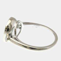 مملوكة مسبقًا خاتم شوبارد هابي دايموند ألماس وذهب أبيض عيار 18 مقاس 52