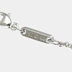 مملوكة مسبقًا Chopard Happy Diamonds 18K White Gold and Diamond Pendant Necklace