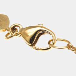 Pre Owned قلادة شوبارد هابي هارتس ذهب وردي عيار 18 وأم اللؤلؤ