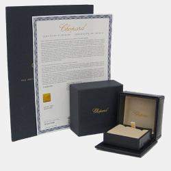 Pre Owned قلادة شوبارد هابي هارتس ذهب وردي عيار 18 وأم اللؤلؤ