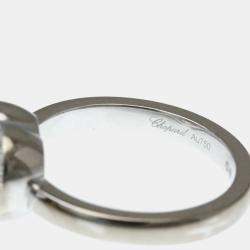 Pre Owned خاتم شوبارد هابي دايموندز ذهب أبيض عيار 18 وألماس مقاس الاتحاد الأوروبي 50