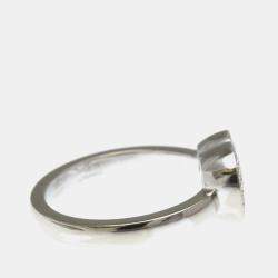 Pre Owned خاتم شوبارد هابي دايموندز ذهب أبيض عيار 18 وألماس مقاس الاتحاد الأوروبي 50