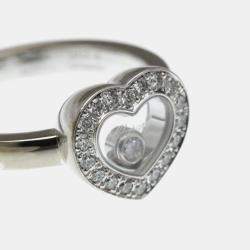 Pre Owned خاتم شوبارد هابي دايموندز ذهب أبيض عيار 18 وألماس مقاس الاتحاد الأوروبي 50