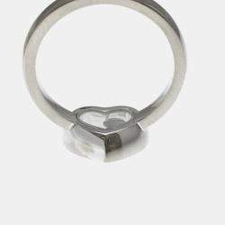 Pre Owned خاتم شوبارد هابي دايموندز ذهب أبيض عيار 18 وألماس مقاس الاتحاد الأوروبي 50