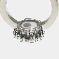 Pre Owned خاتم شوبارد هابي دايموندز ماس وذهب أبيض عيار 18 مقاس 47