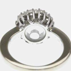 Pre Owned خاتم شوبارد هابي دايموندز ماس وذهب أبيض عيار 18 مقاس 47