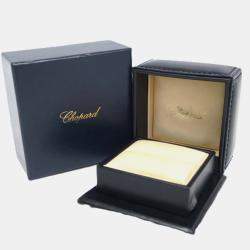 Pre Owned خاتم شوبارد هابي دايموندز ماس وذهب أبيض  عيار 18 مقاس 47