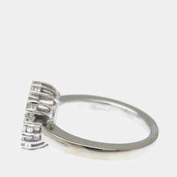 Pre Owned خاتم شوبارد هابي دايموندز ماس وذهب أبيض عيار 18 مقاس 47