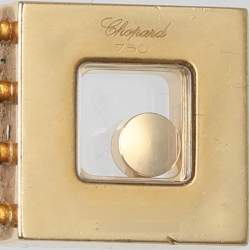 Pre Owned Chopard Happy Diamonds Icon 18k Yellow Gold Pendant Necklace