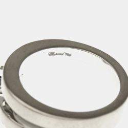 Pre Owned خاتم شوبارد هابي هارت تويست ألماس وذهب أبيض عيار 18 مقاس 49