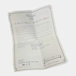 Pre Owned خاتم شوبارد هابي هارت تويست ألماس وذهب أبيض عيار 18 مقاس 49