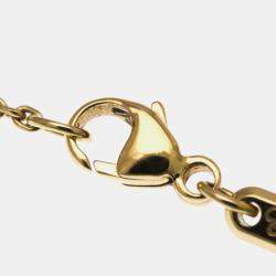 Pre Owned قلادة شوبارد هابي دياموند هارت ذهب وردي عيار 18 بدلاية ألماس