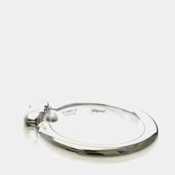 مملوكة مسبقًا خاتم شوبارد هابي دايموندز ألماس وذهب أبيض عيار 18 مقاس 51