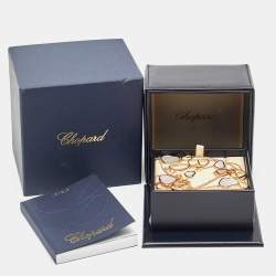 مملوكة مسبقًا Chopard Happy Hearts Mother of Pearl Diamonds 18k Rose Gold Long Necklace