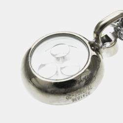 Pre Owned Chopard Happy Diamonds 18K White Gold Diamonds Pendant Necklace